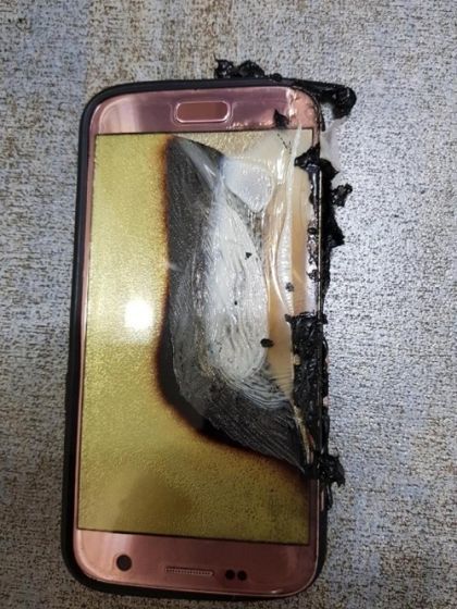 Samsung Galaxy S7 тоже взрывается!