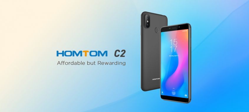 Старт продаж HomTom C2! Не упусти возможность купить красивый смартфон по специальной цене!