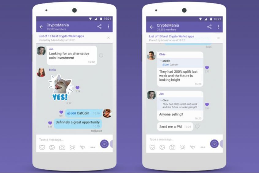 В Viber появился групповой чат на миллиард пользователей!