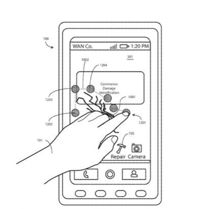 Motorola патентует самовосстанавливающийся дисплей