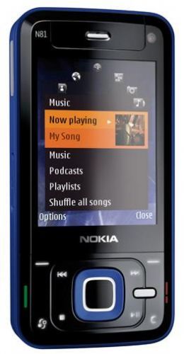 Все большие фотографии мобильного телефона Nokia N81 8GB. Телефон